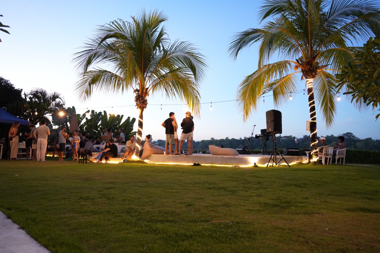 Sukacita Hill event sunset